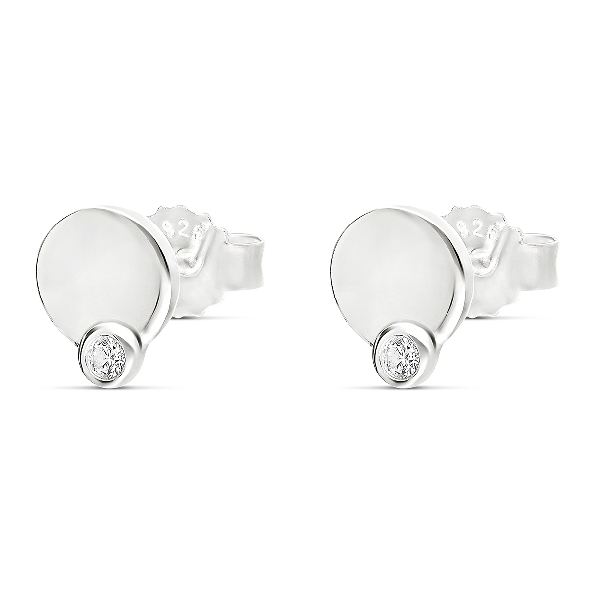 BOUCLES PASTILLE 7MM ET OXYDE