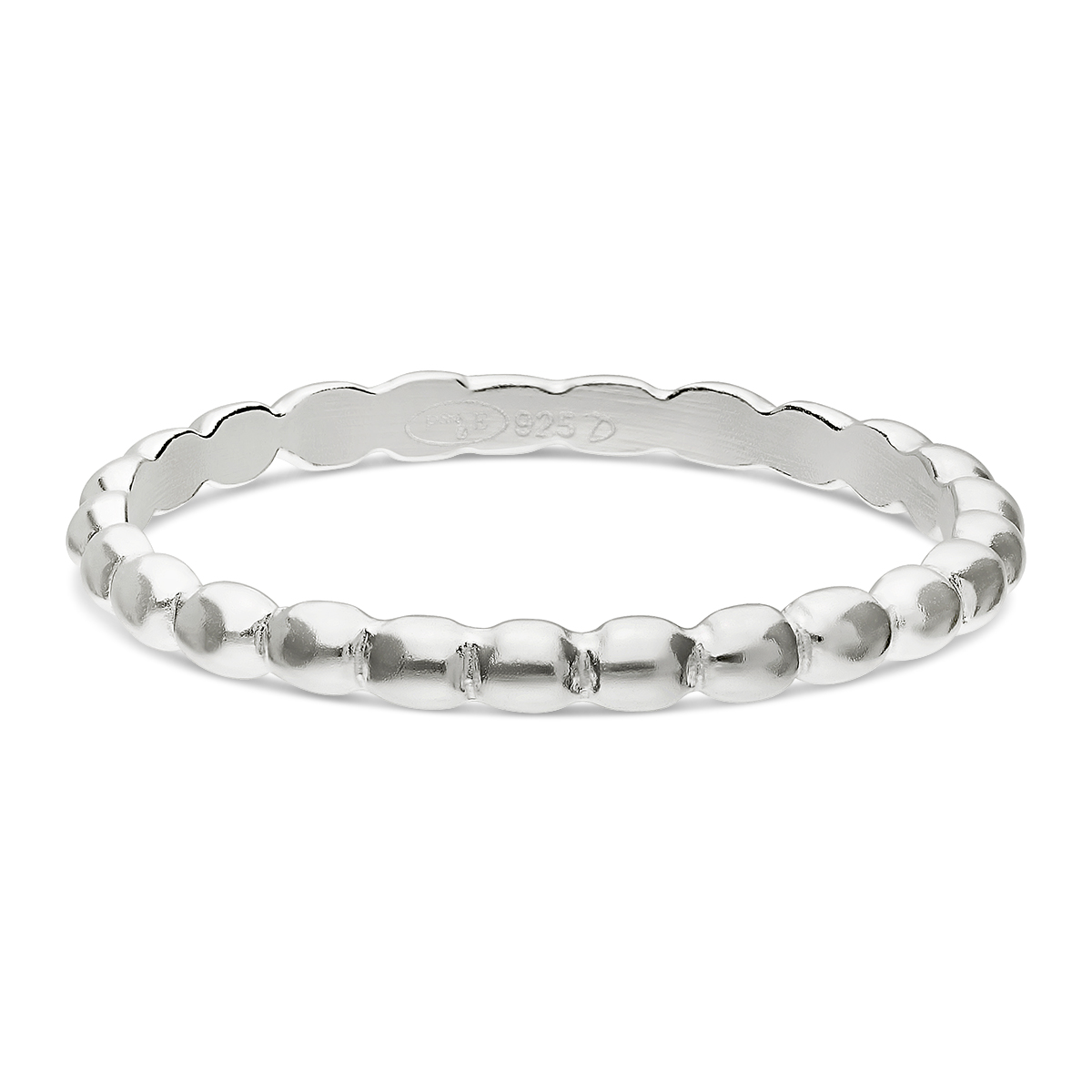 BAGUE FINE BOULES 2MM