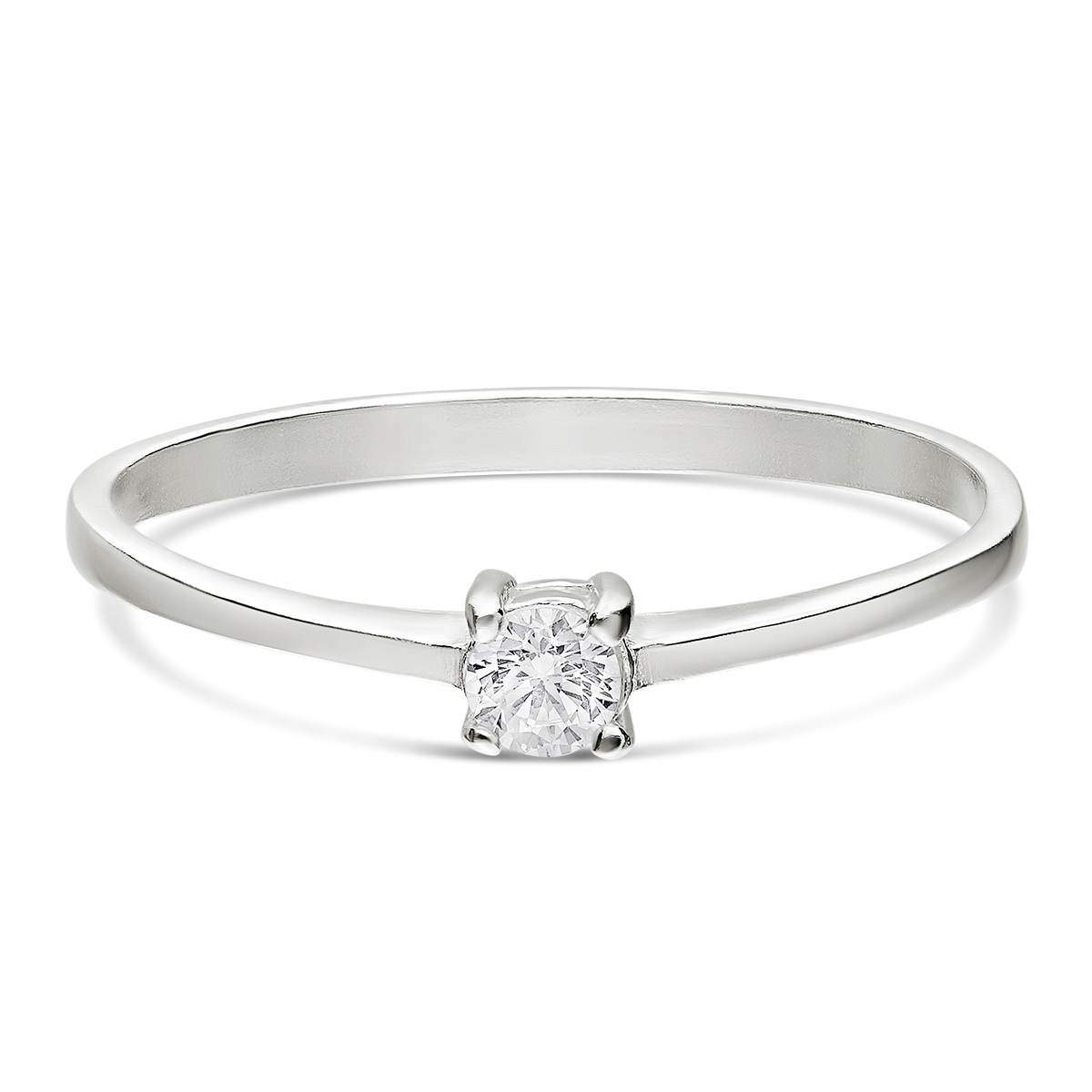 BAGUE FINE OXYDE CARRÉ 3MM
