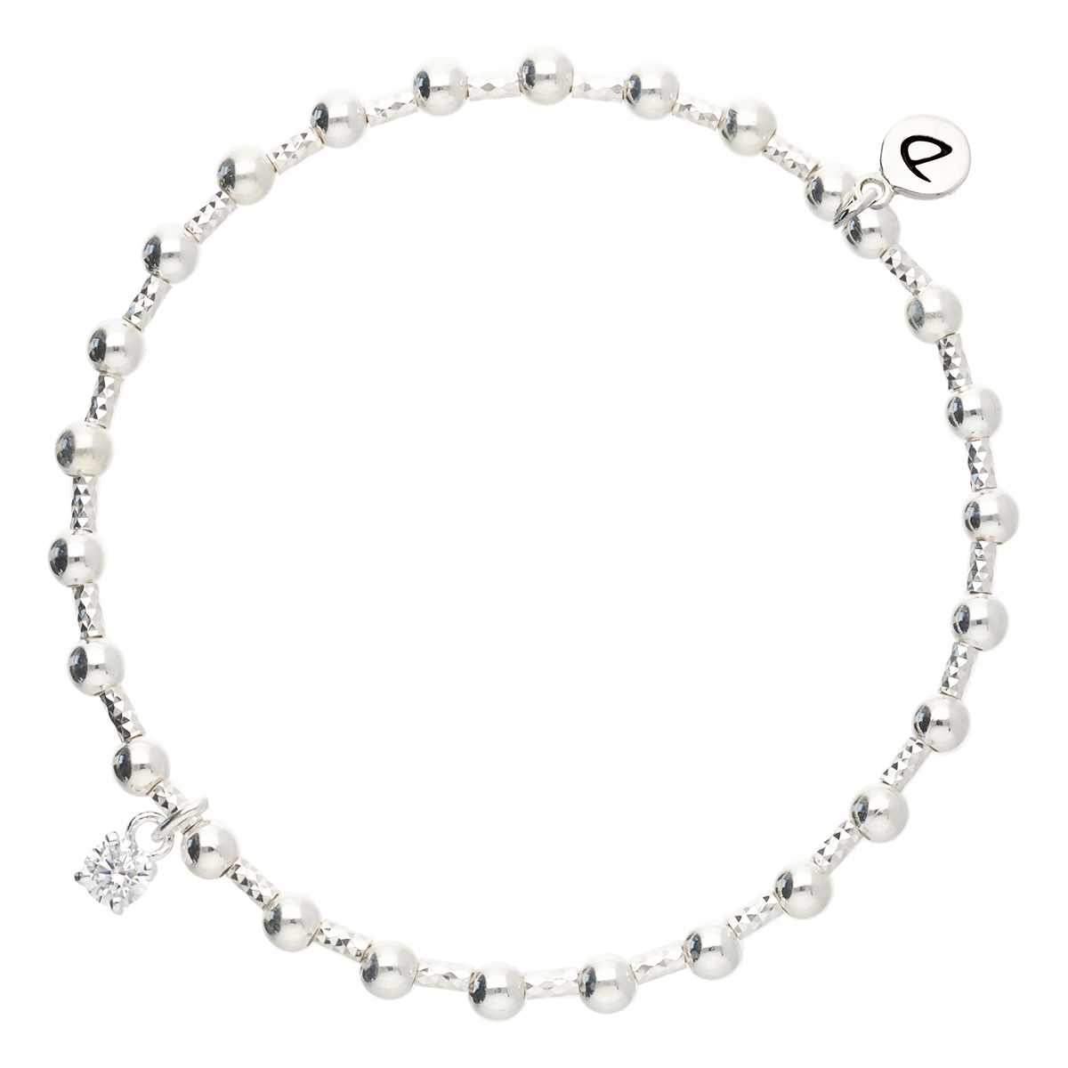 Bracelet Élastique En Argent 925 Le Rocker Chic