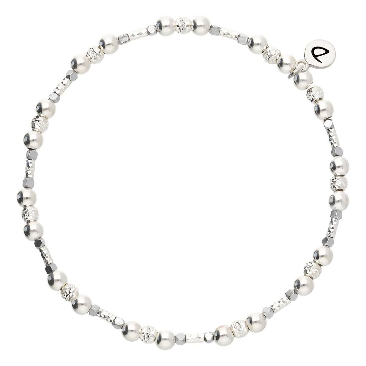 Bracelet Élastique En Argent 925 Tubes