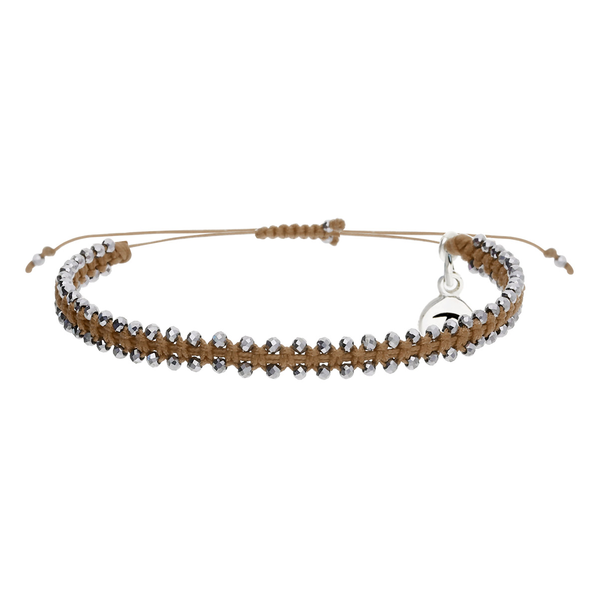 Bracelet Le Magnifique en Argent 925 Marron Pierre Fines Térahertz
