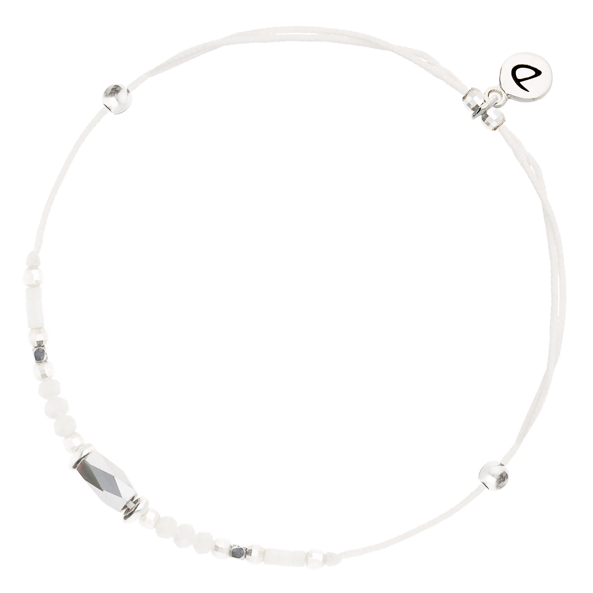 Bracelet Cordon en Argent 925 Blanc Le Délicat