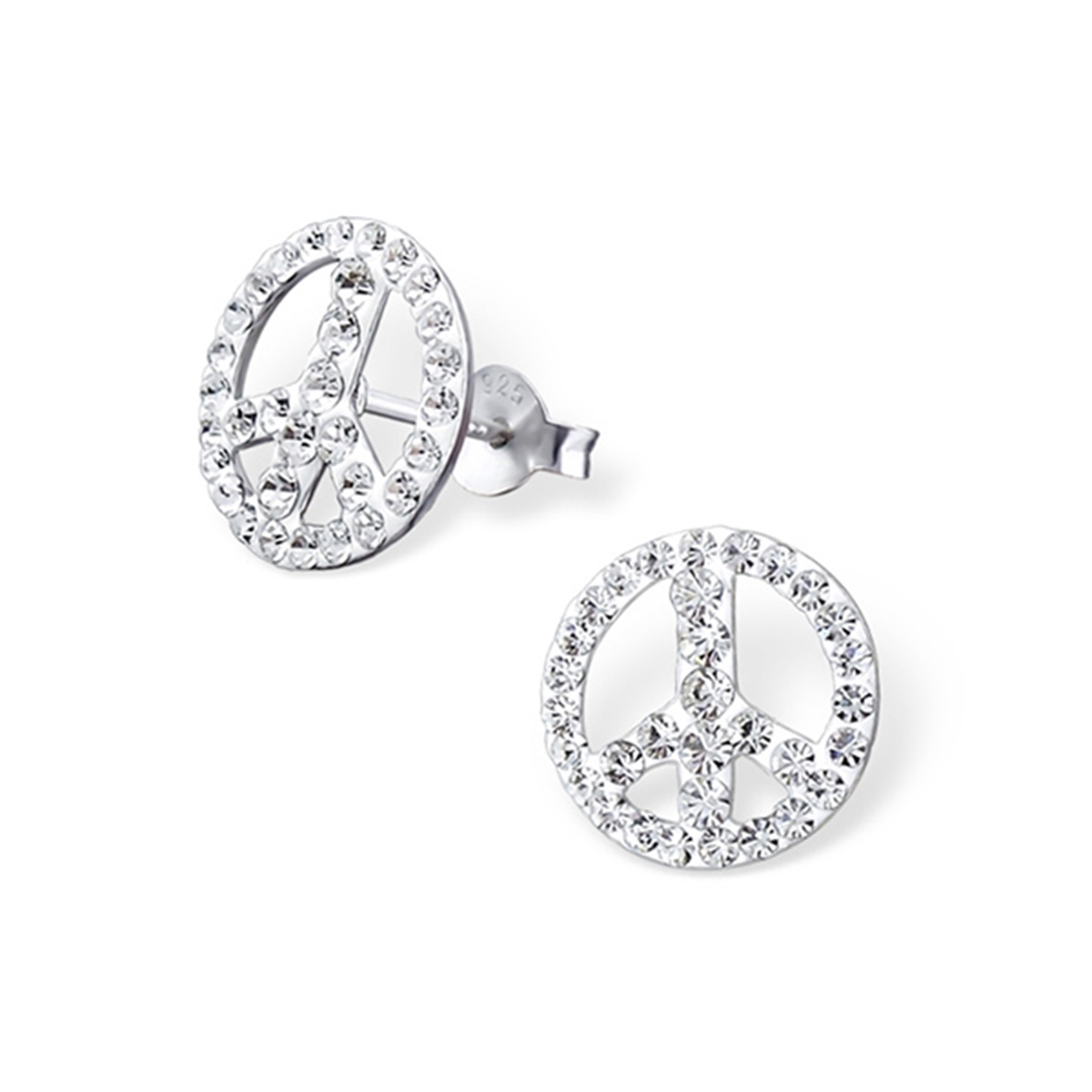 BOUCLES CRISTAL PEACE