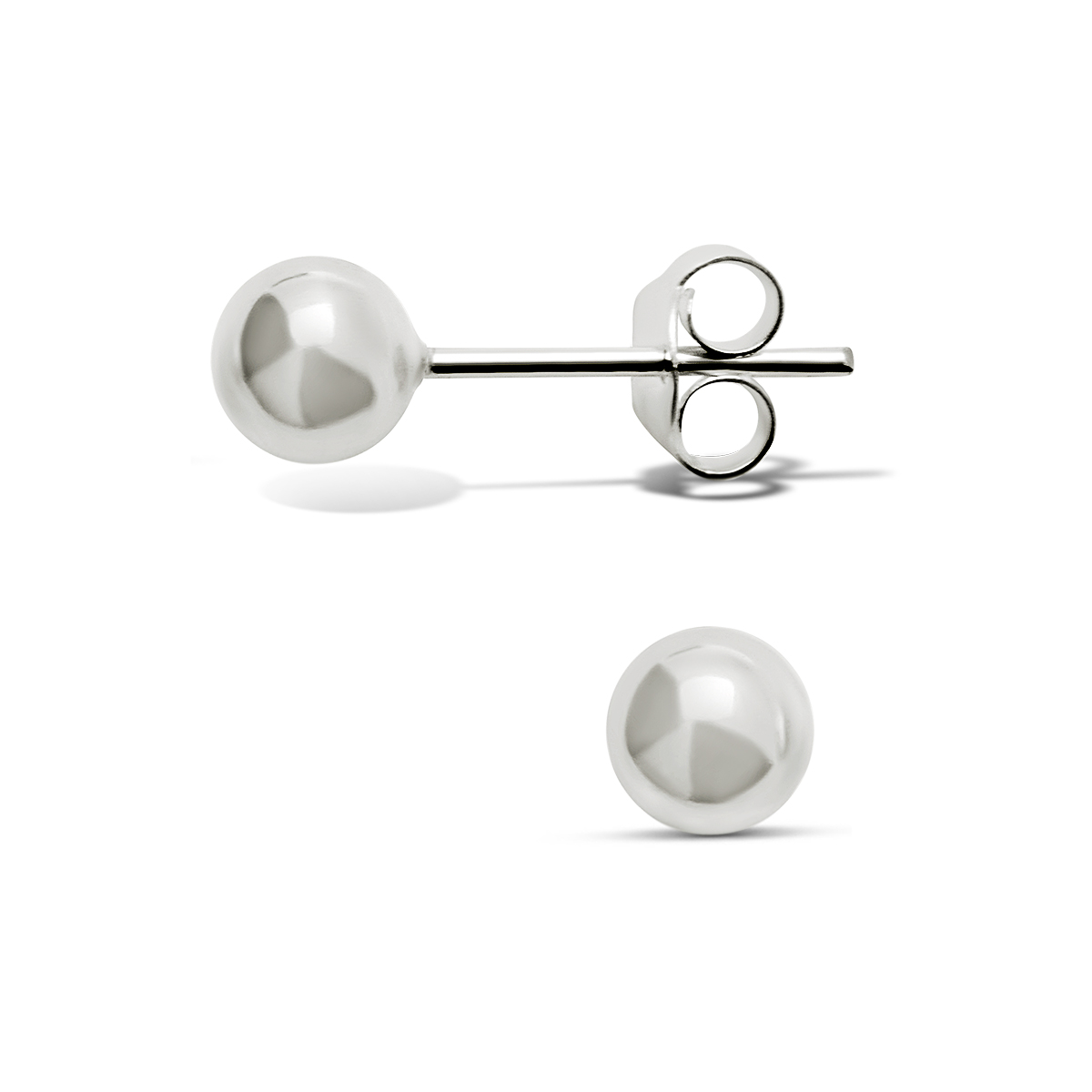 DIRECT OREILLES BOULE ARGENT 5MM