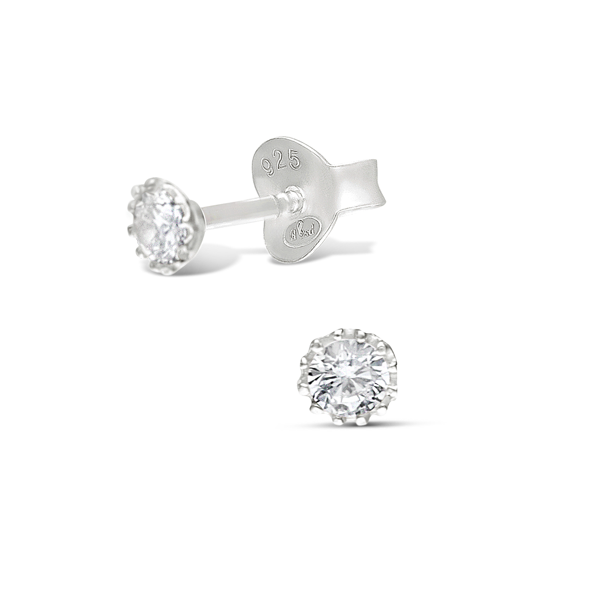 BOUCLES PETIT OXYDE ROND 3,5MM