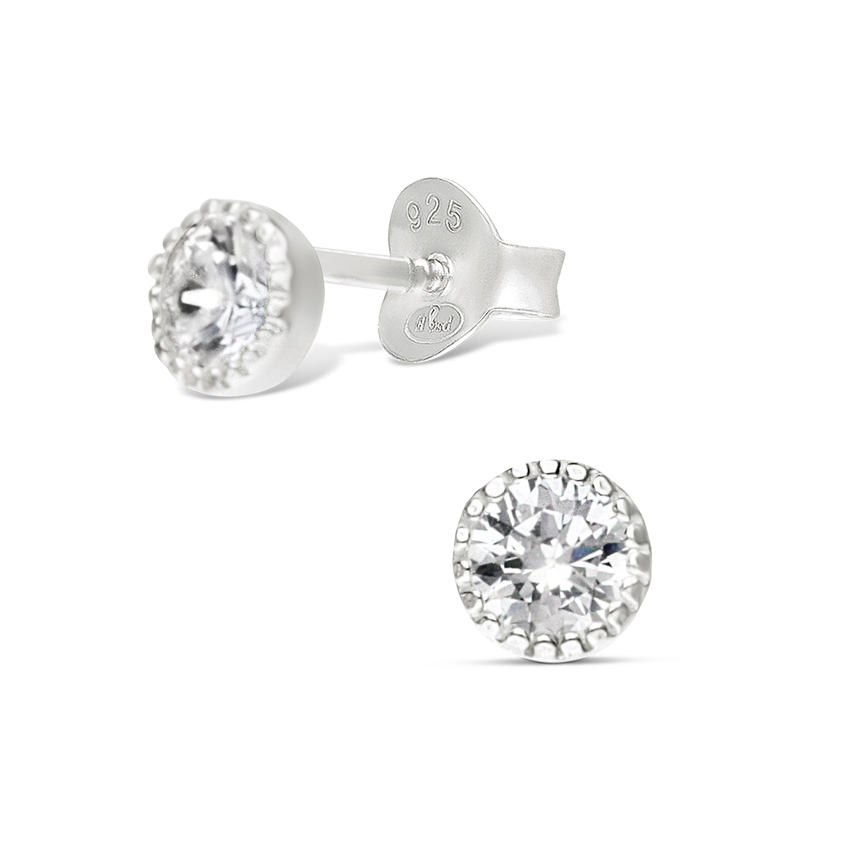 BOUCLES PETIT OXYDE ROND 4,5MM