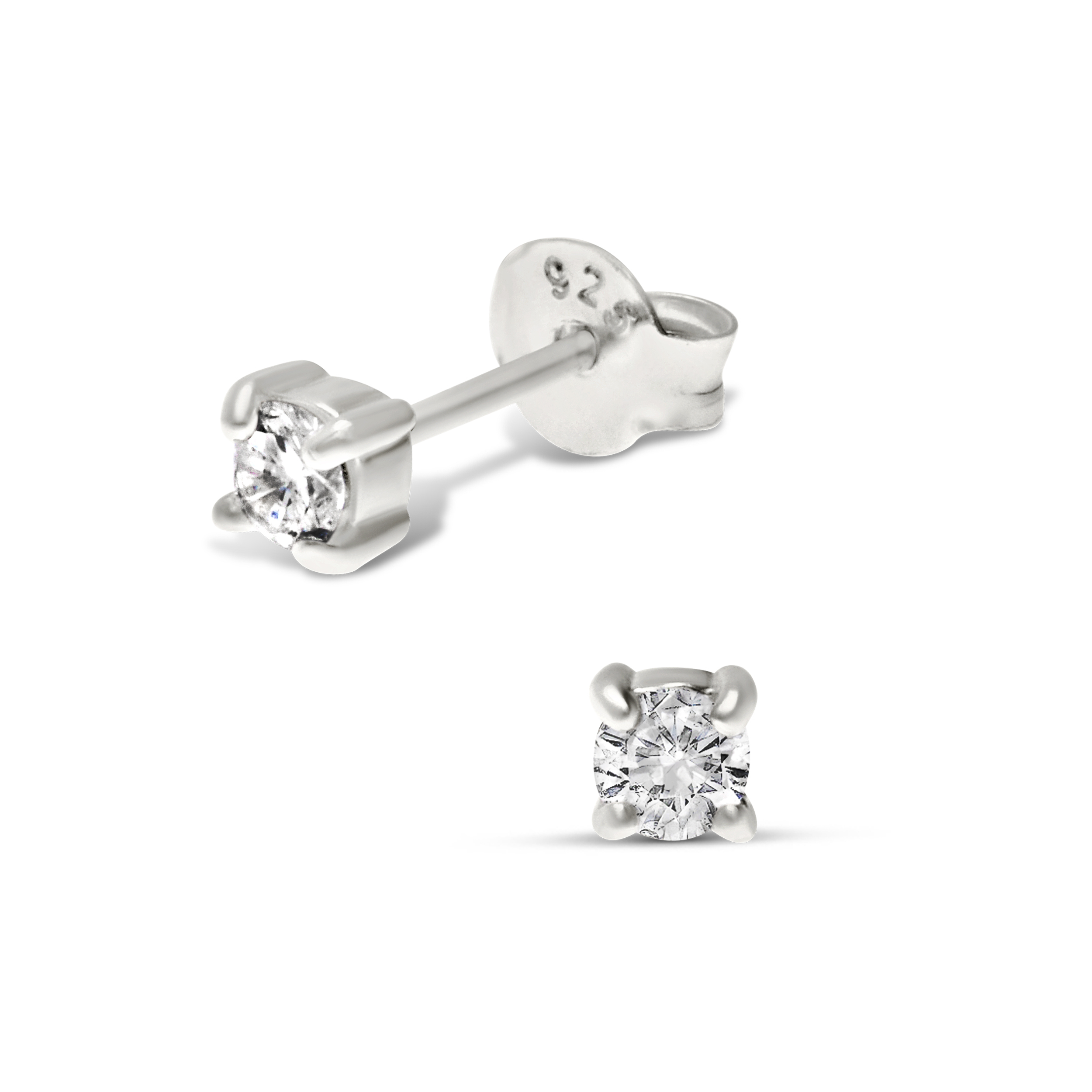 BOUCLES DIRECT OREILLES OXYDE ROND 3MM