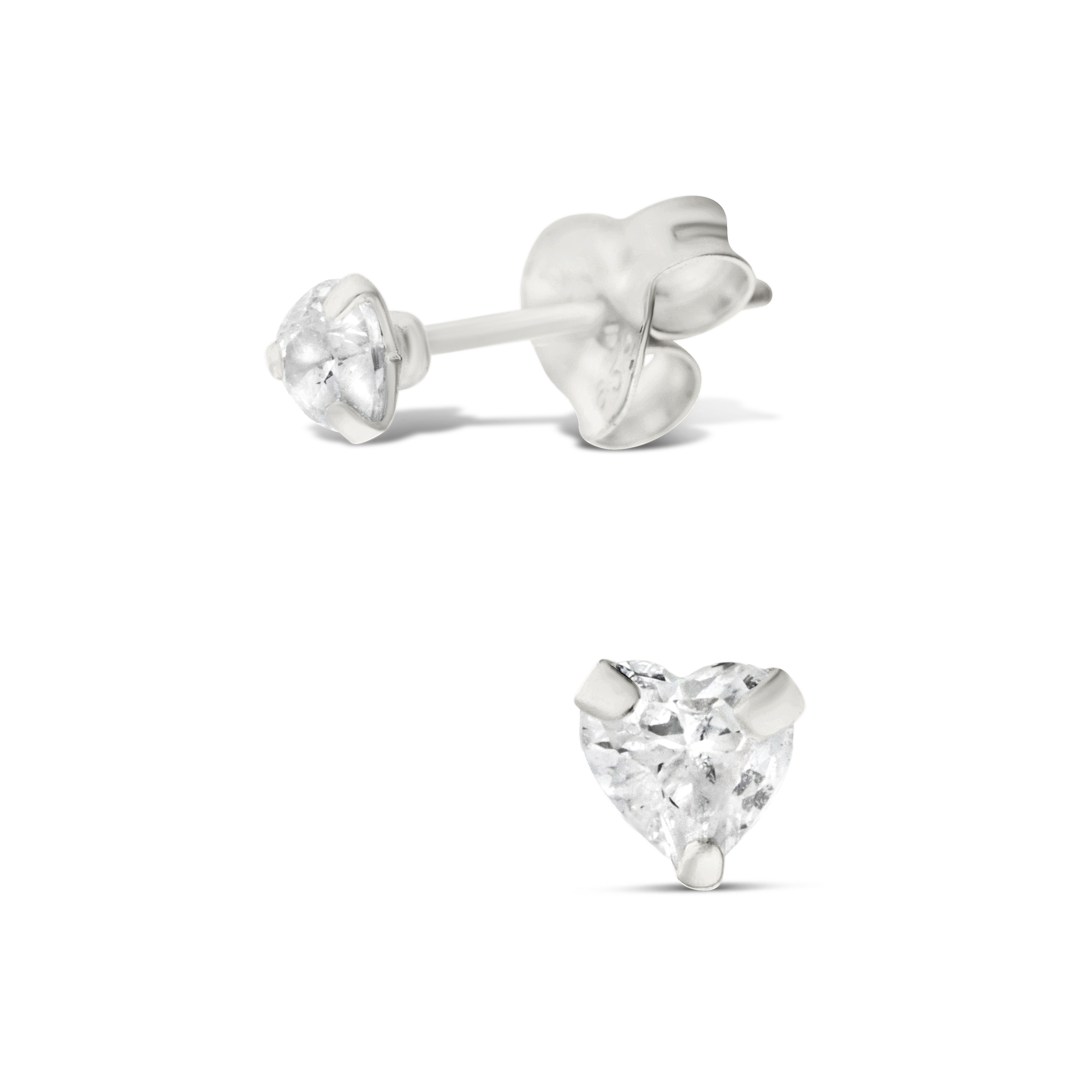 BOUCLES COEUR OXYDE 3MM