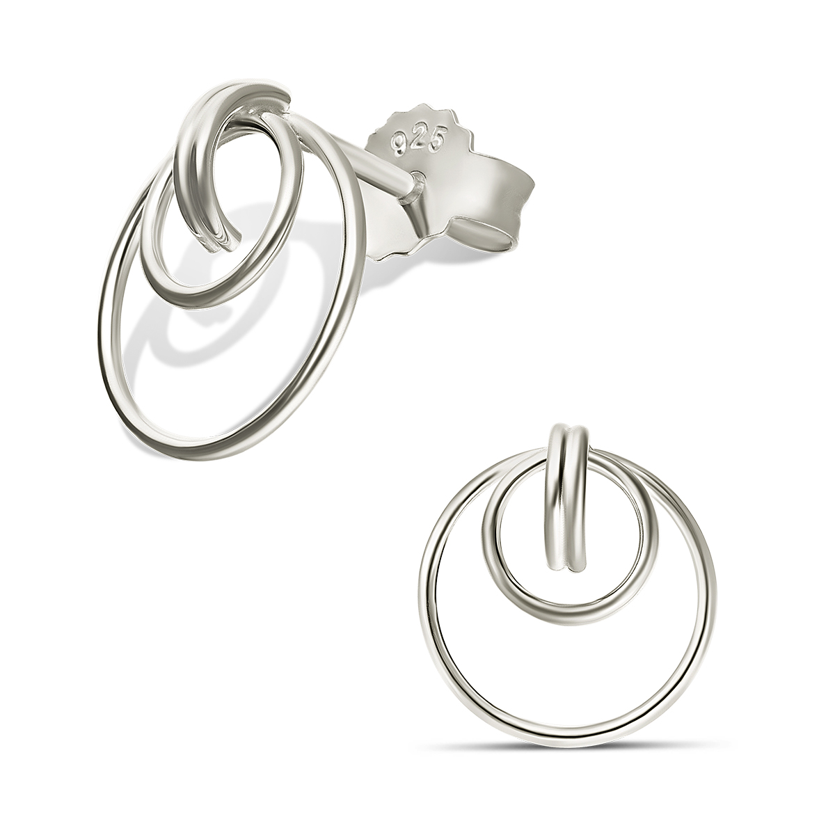 BOUCLES DOUBLE ANNEAUX