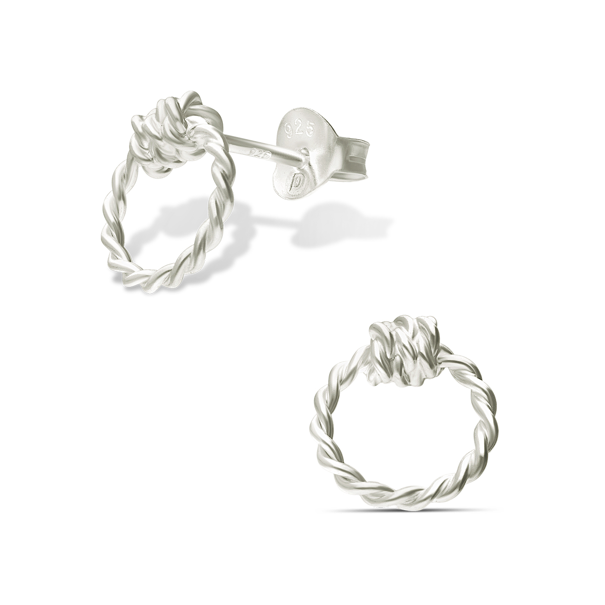 BOUCLES PETIT ANNEAU TORSADE