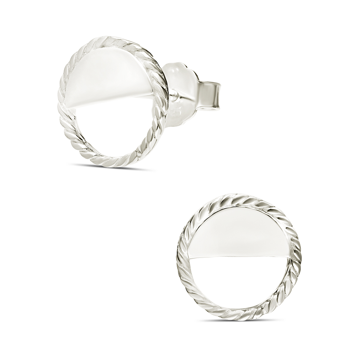 BOUCLES ANNEAU TORSADE