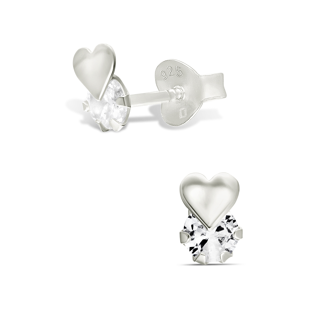 BOUCLES COEUR ET OXYDE