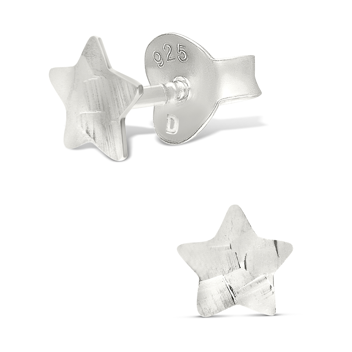 BOUCLES ETOILE MARTELÉE