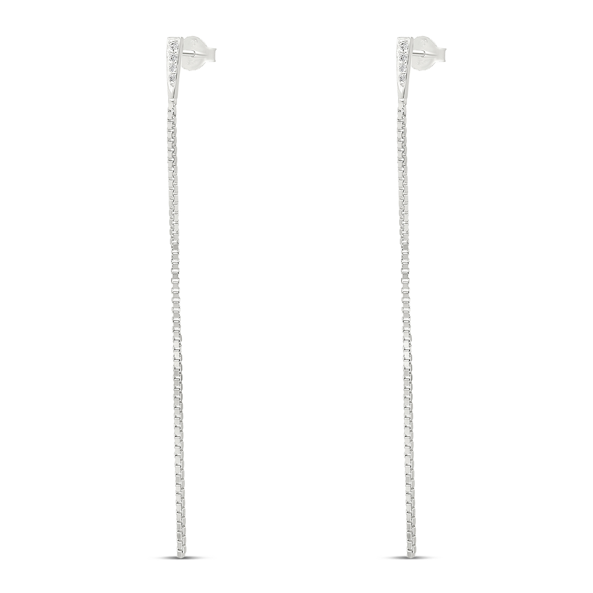 BOUCLES LONGUES MAILLE CARREE