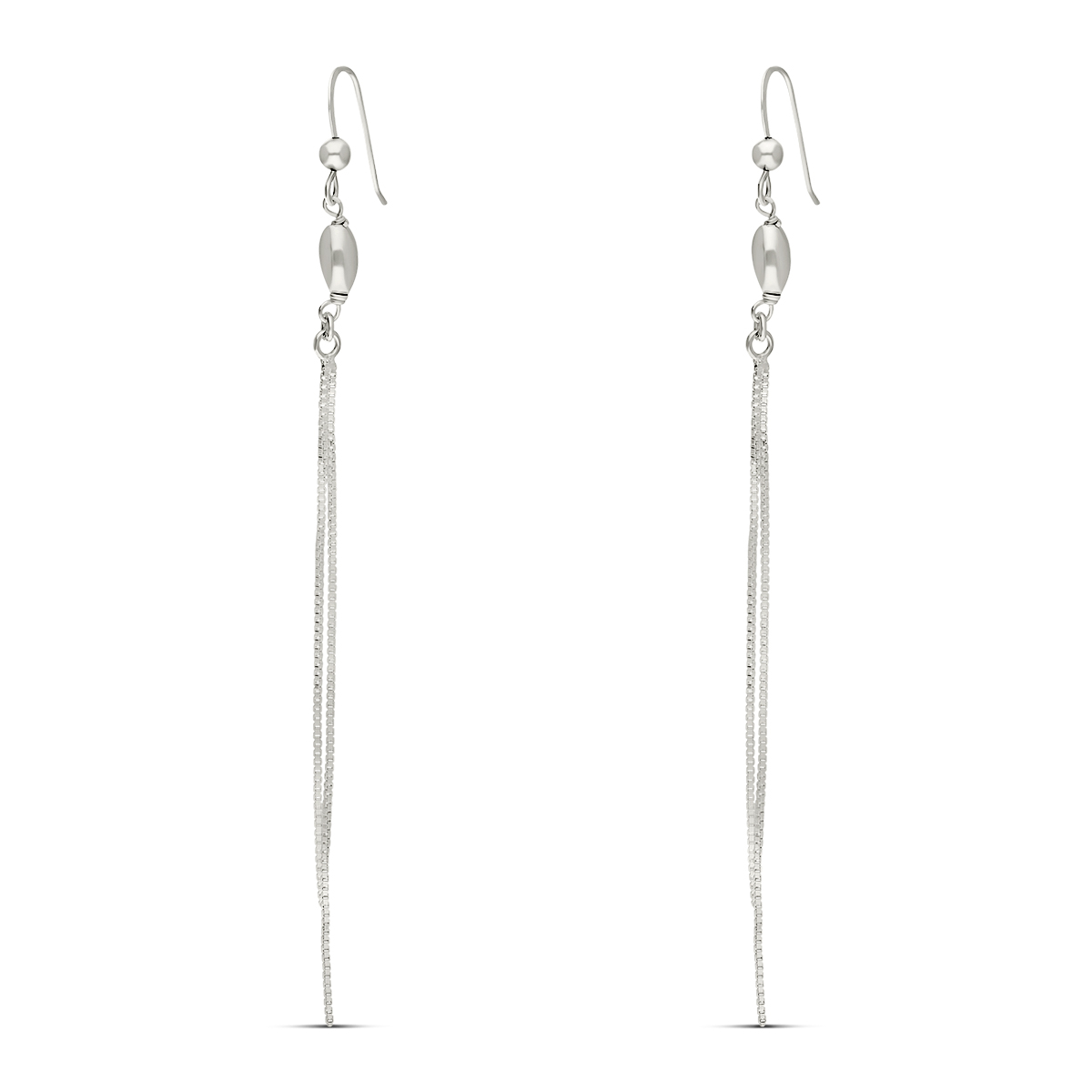 BOUCLES LONGUES DOUBLE CHAINES