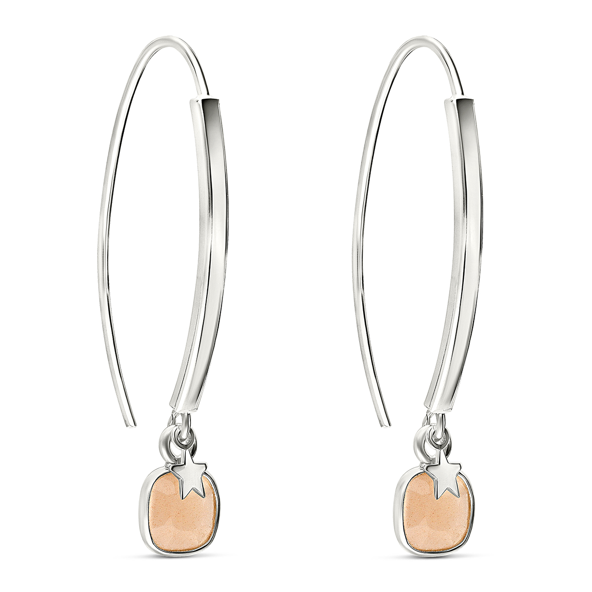 BOUCLES MAUPITI CARRE PIERRE DE LUNE