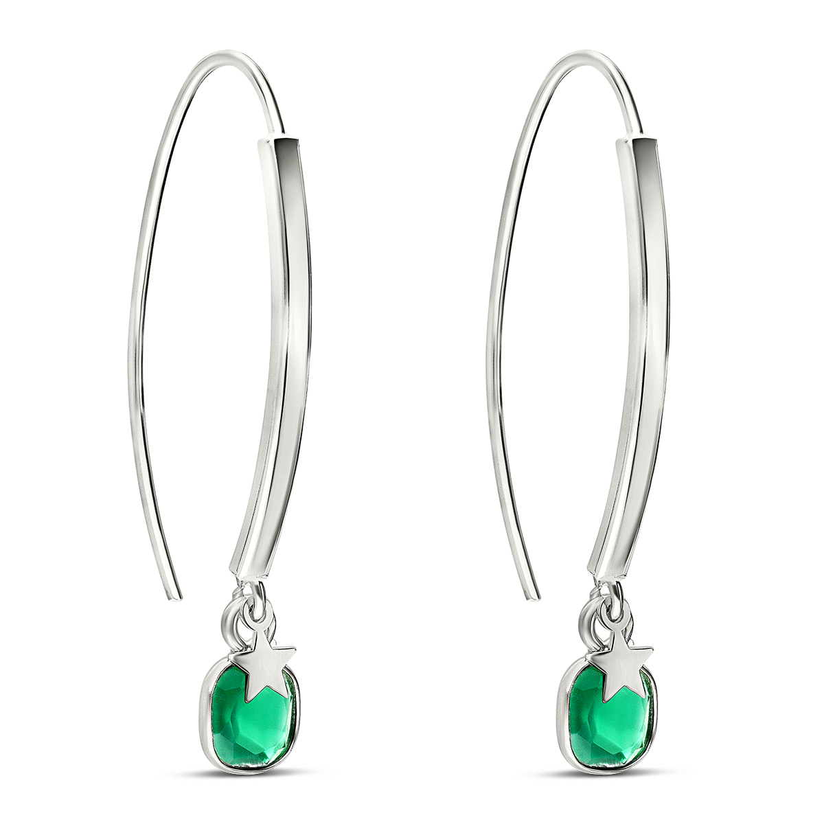 BOUCLES MENDI CARRE VERT