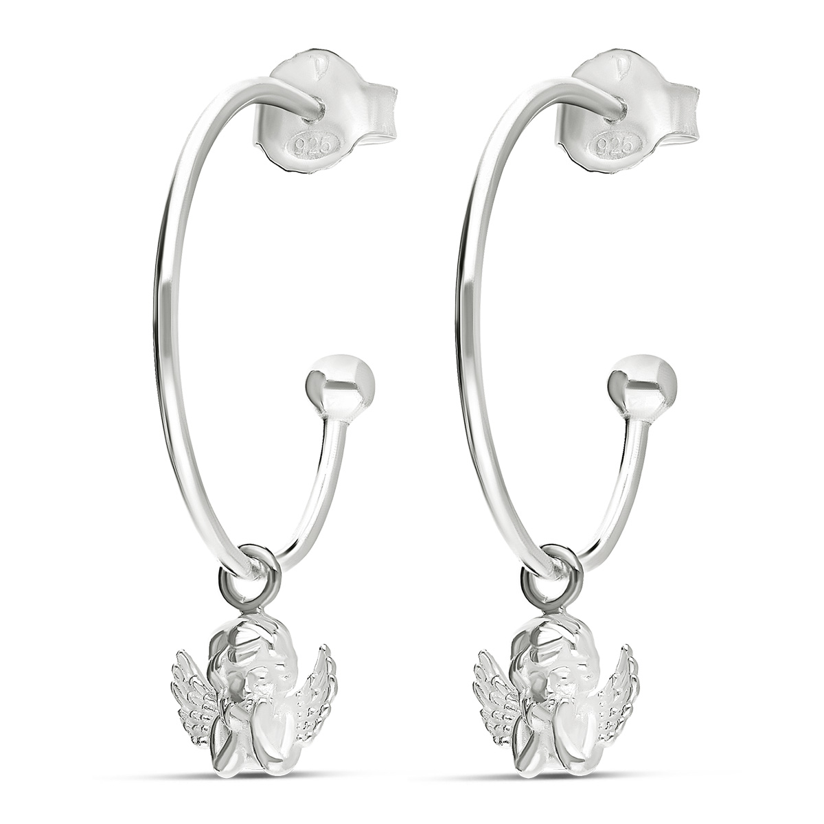 CRÉOLES ANGE ARGENT
