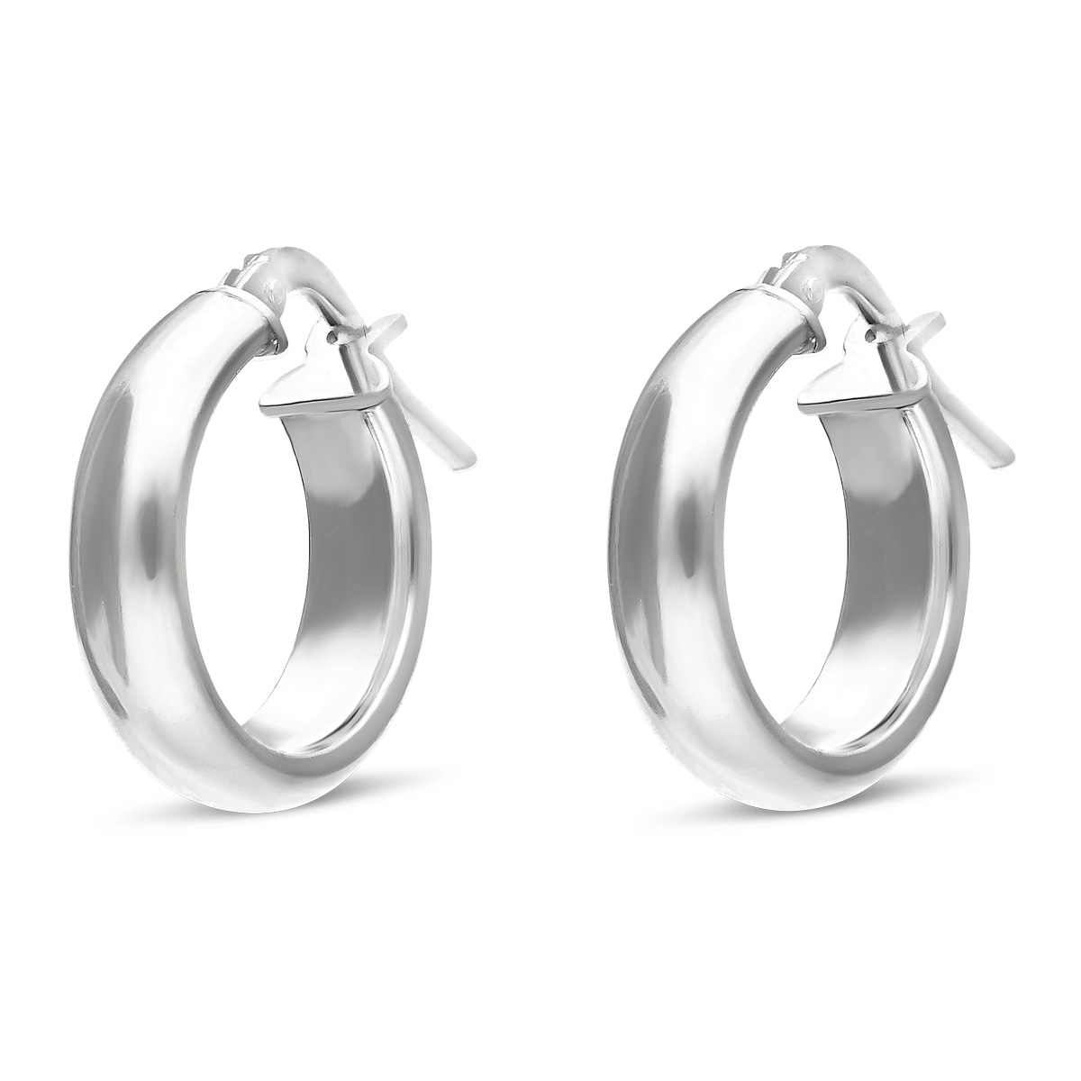 CREOLES RONDES LISSES 10MM