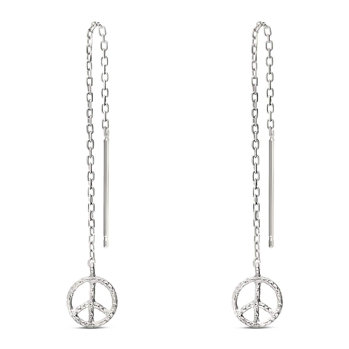 BOUCLES PENDANTES PEACE