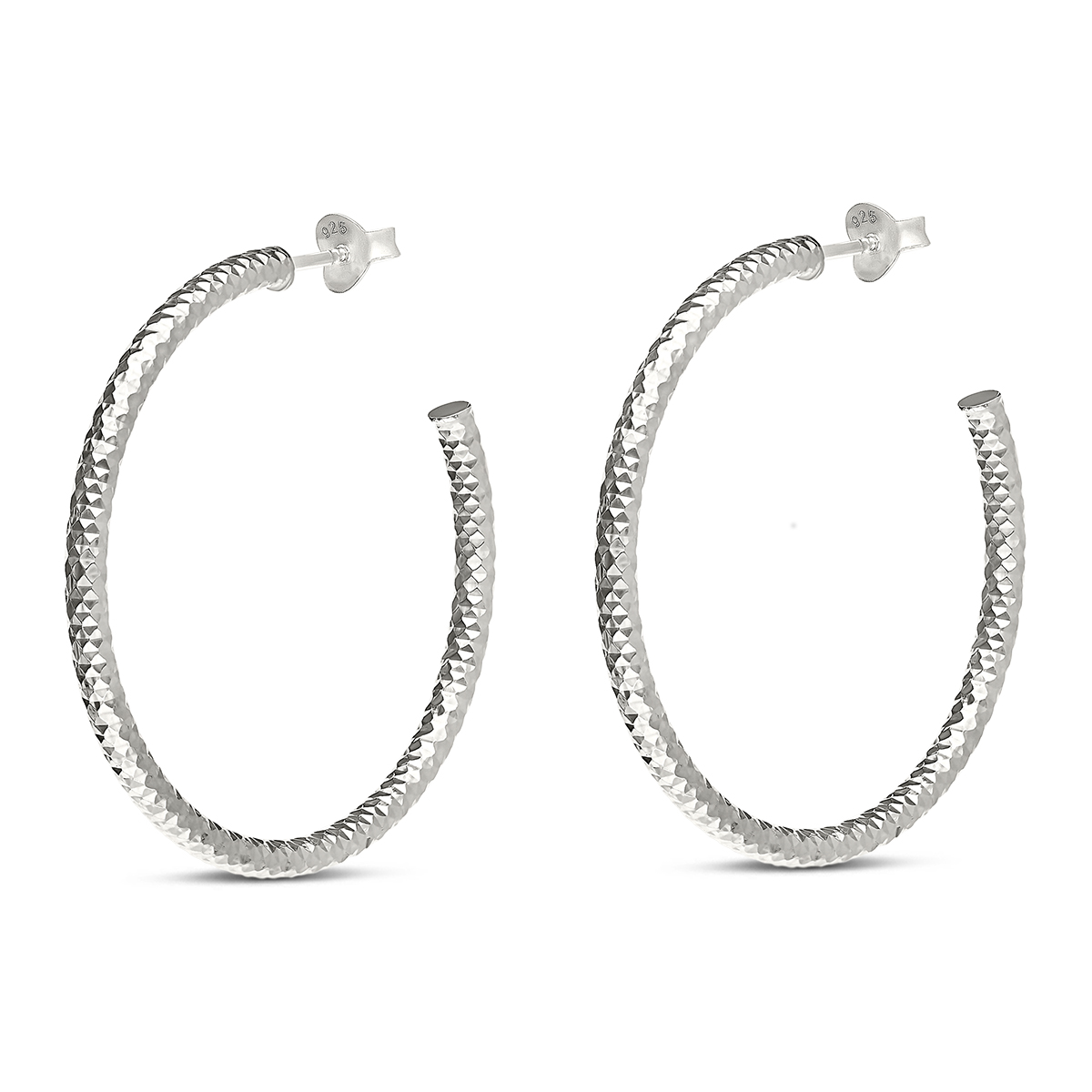 CRÉOLES DIAMANTÉES 40MM