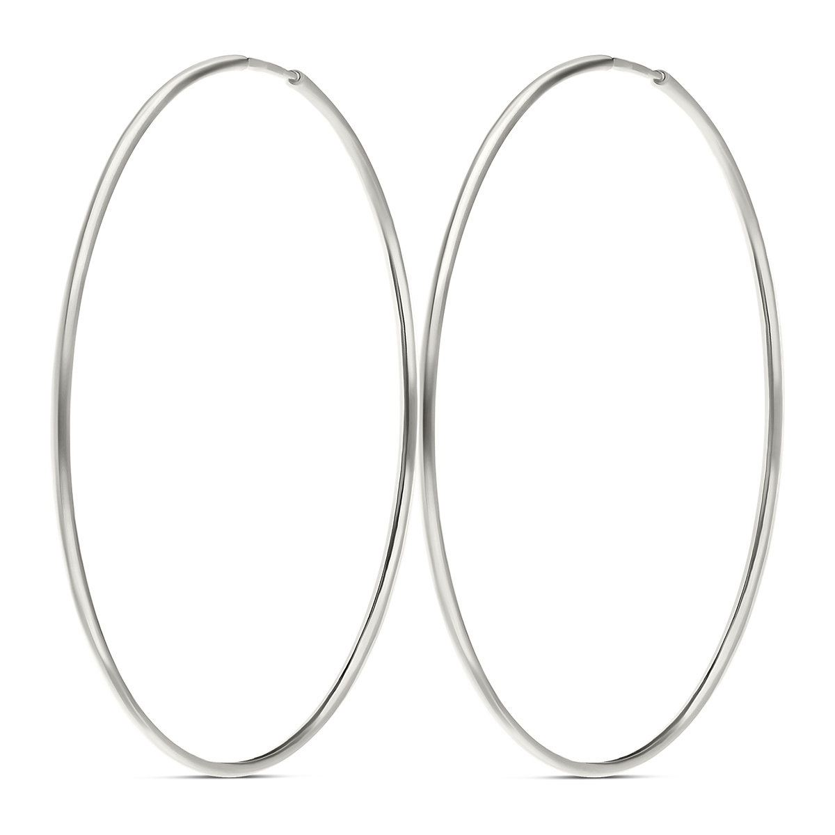 CREOLES FINES LISSES TUBE ROND 50MM