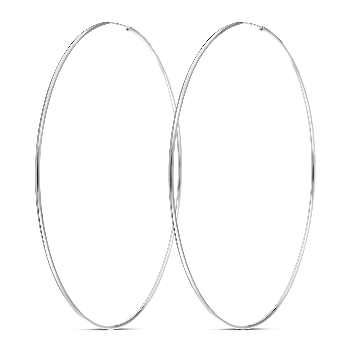 CREOLES FINES LISSES TUBE ROND 70MM