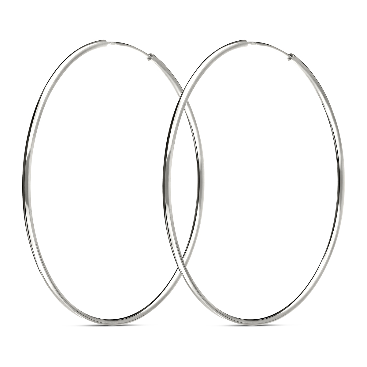 CREOLES LISSES TUBE ROND 50MM