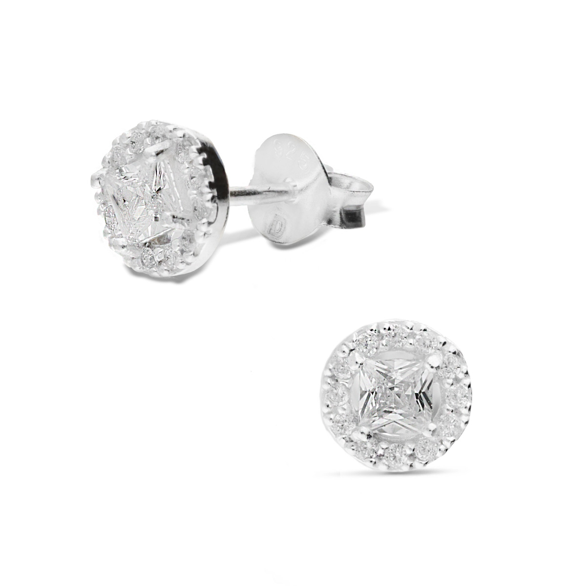 BOUCLES OXYDE CARRÉ ET ROND D\'OXYDES 6MM