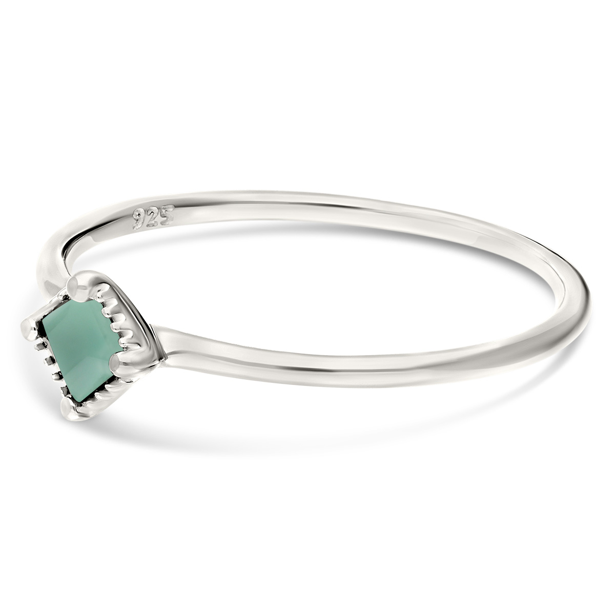 BAGUE PIERRE LOSANGE AVENTURINE