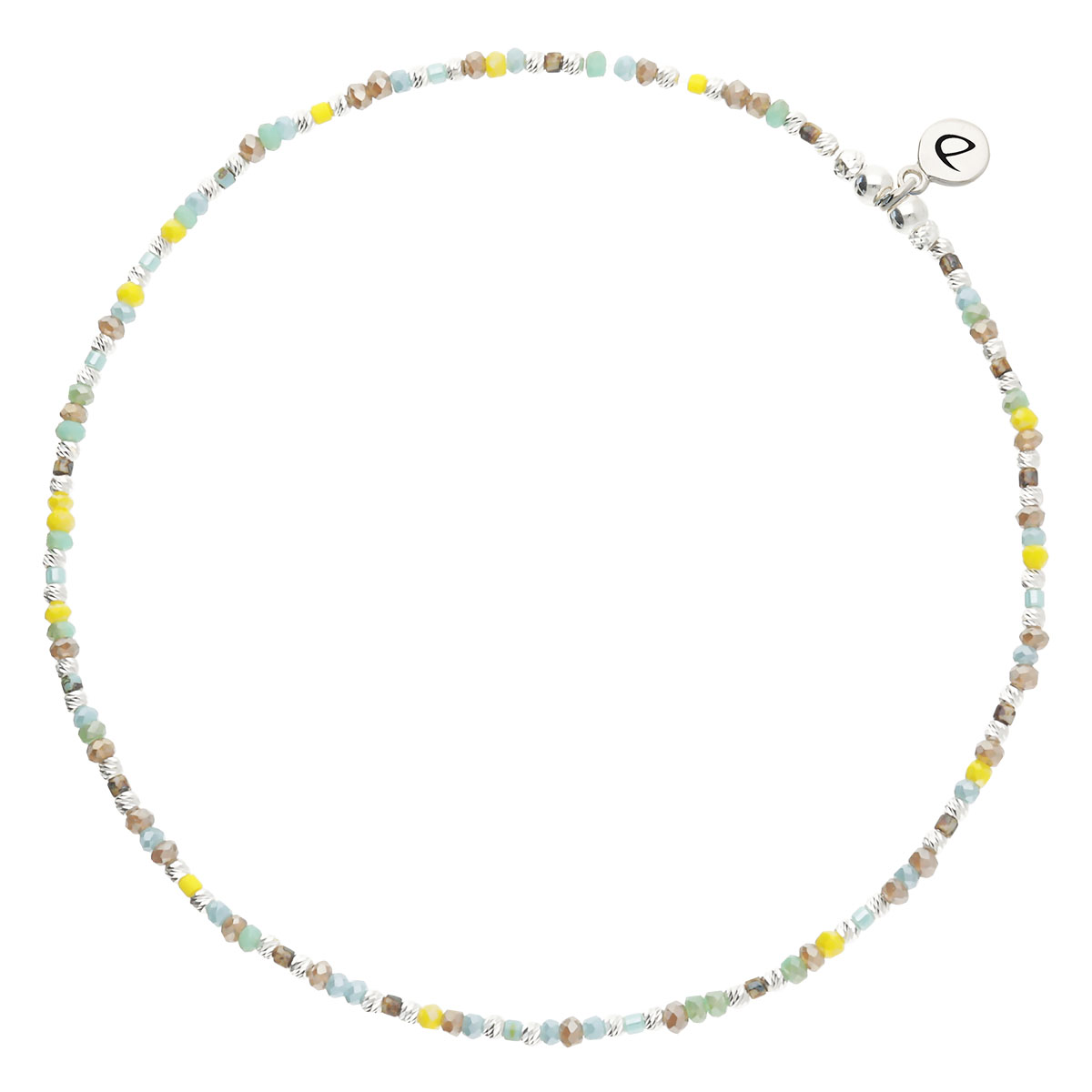 Bracelet de cheville Acier inoxydable homme maille plate