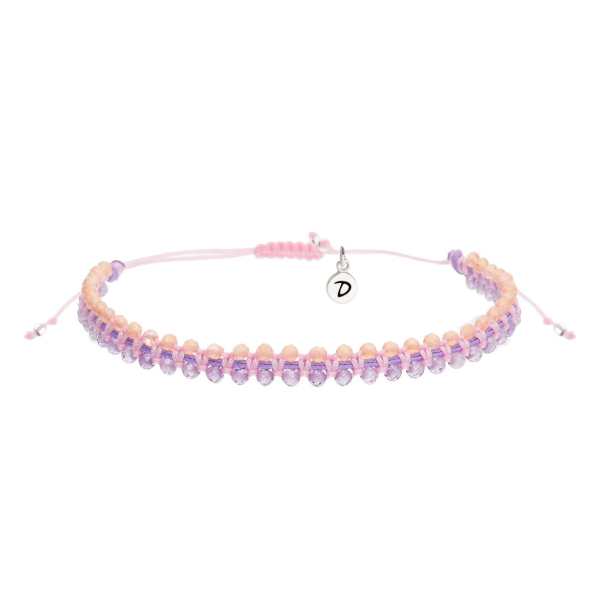 Bracelet Le Radieux Argent 925 Rose Violet