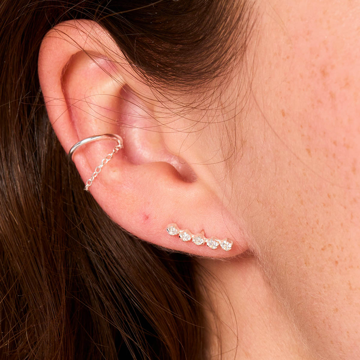 Boucles D'oreilles Papillon En Argent 925 Rhodié - Fermoir Anglais, Boîte Cadeau, Look Romantique Et Léger
