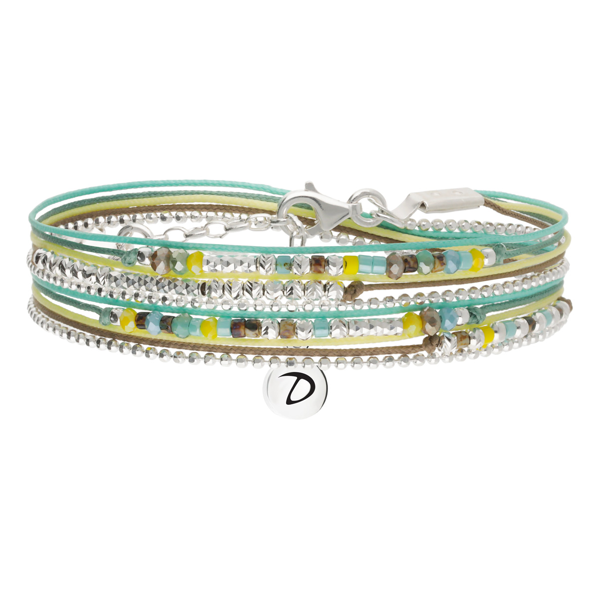 Bracelet 2 Tours Argent 925 Indien Formosa