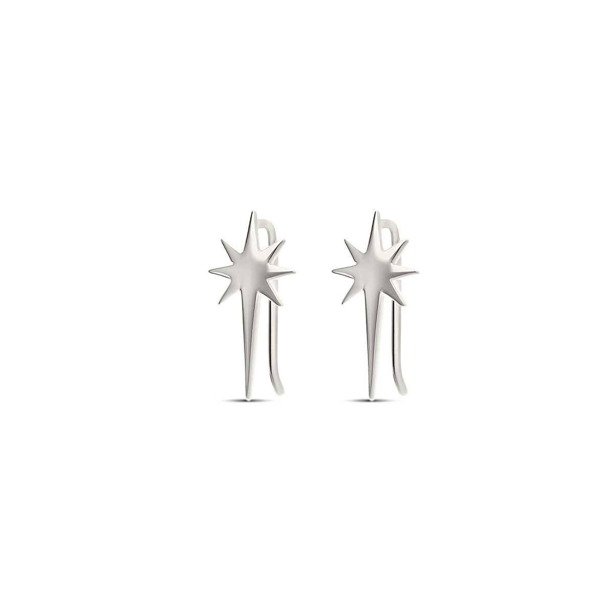 Boucles Argent 925 Météorites