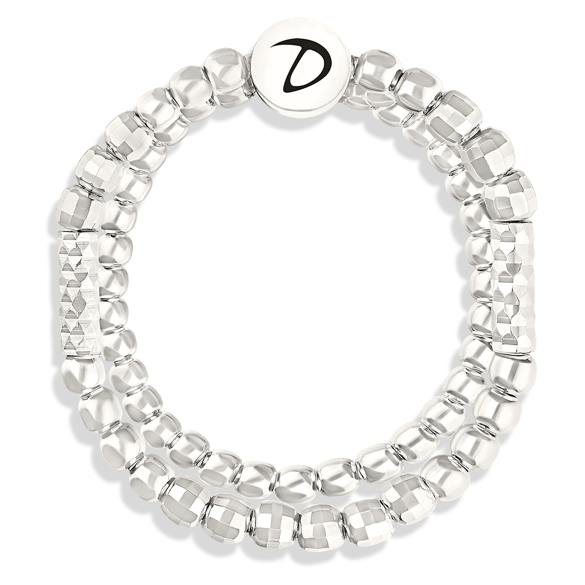 BAGUE DOUBLE ELASTIQUE ARGENT SORRENTO