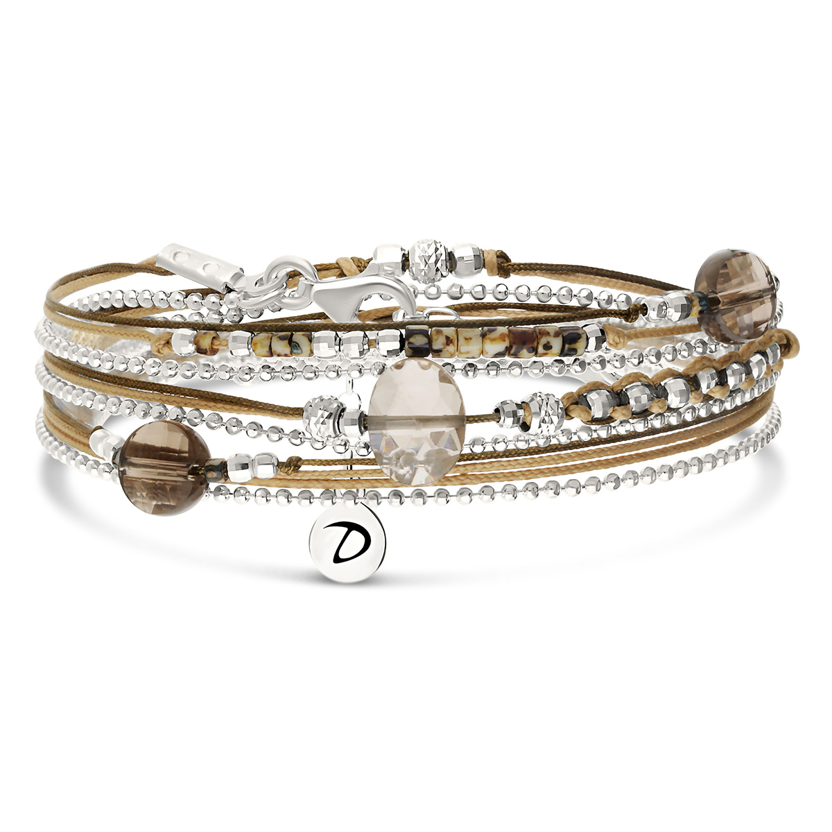 Bracelet 3 Tours Argent 925 Léopard Le Virtuose