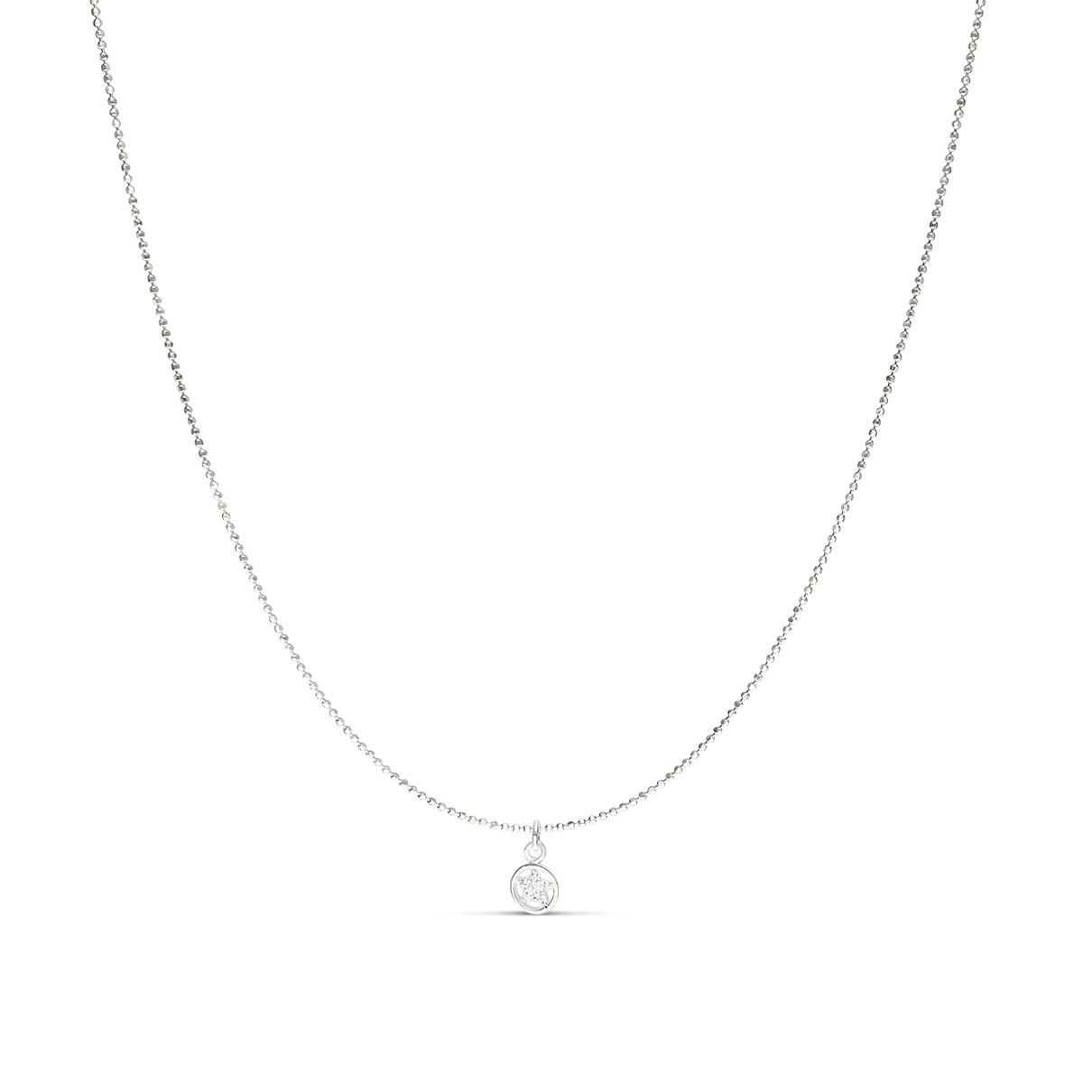 Collier Chaîne Argent 925 Le Cercle Étoilé