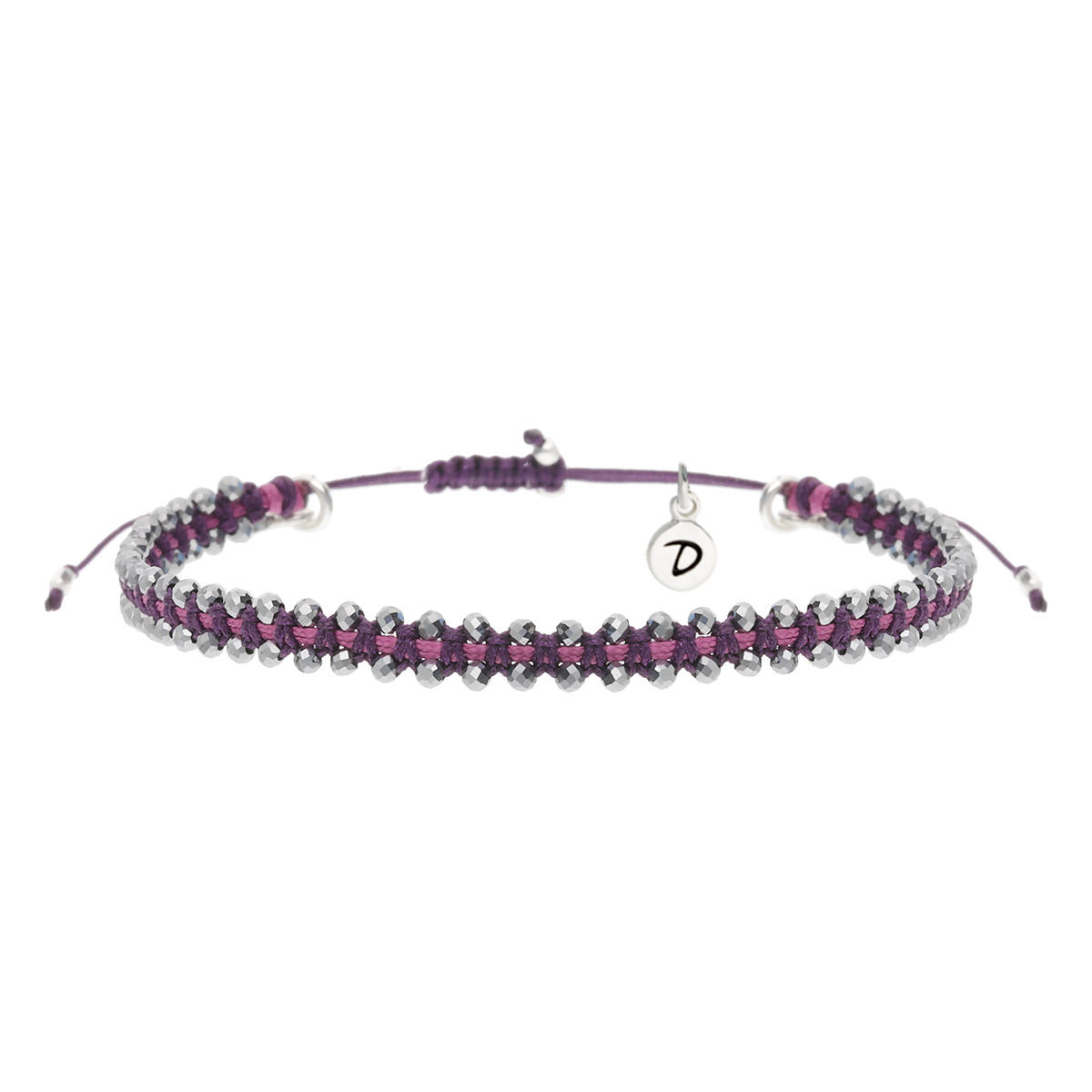 Bracelet Le Magnifique en Argent 925 Fuchsia Pierre Fines Térahertz