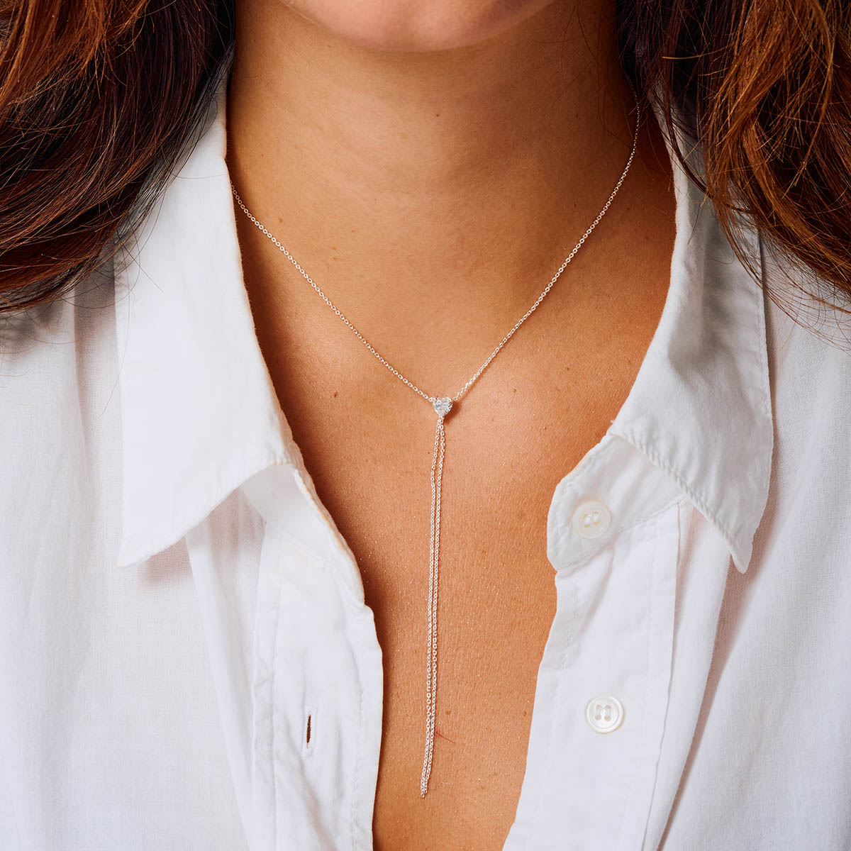 COLLIER PURE COEUR EN OXYDE 5MM