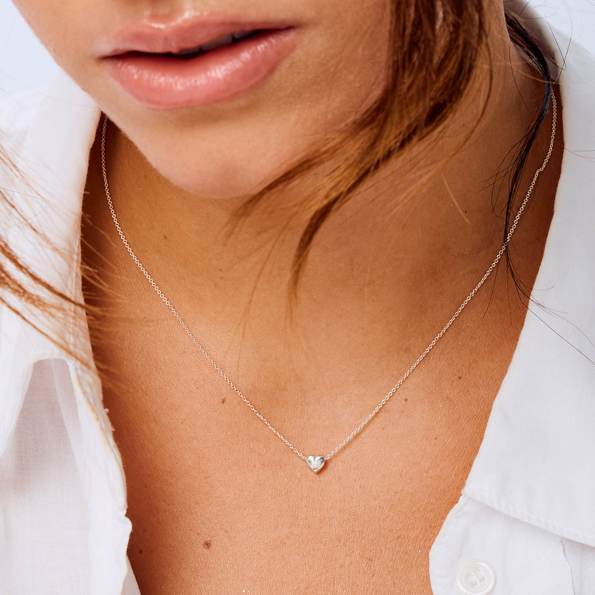 Collier à pendentif en cœur Annalise - Argent - CHARLES & KEITH CA