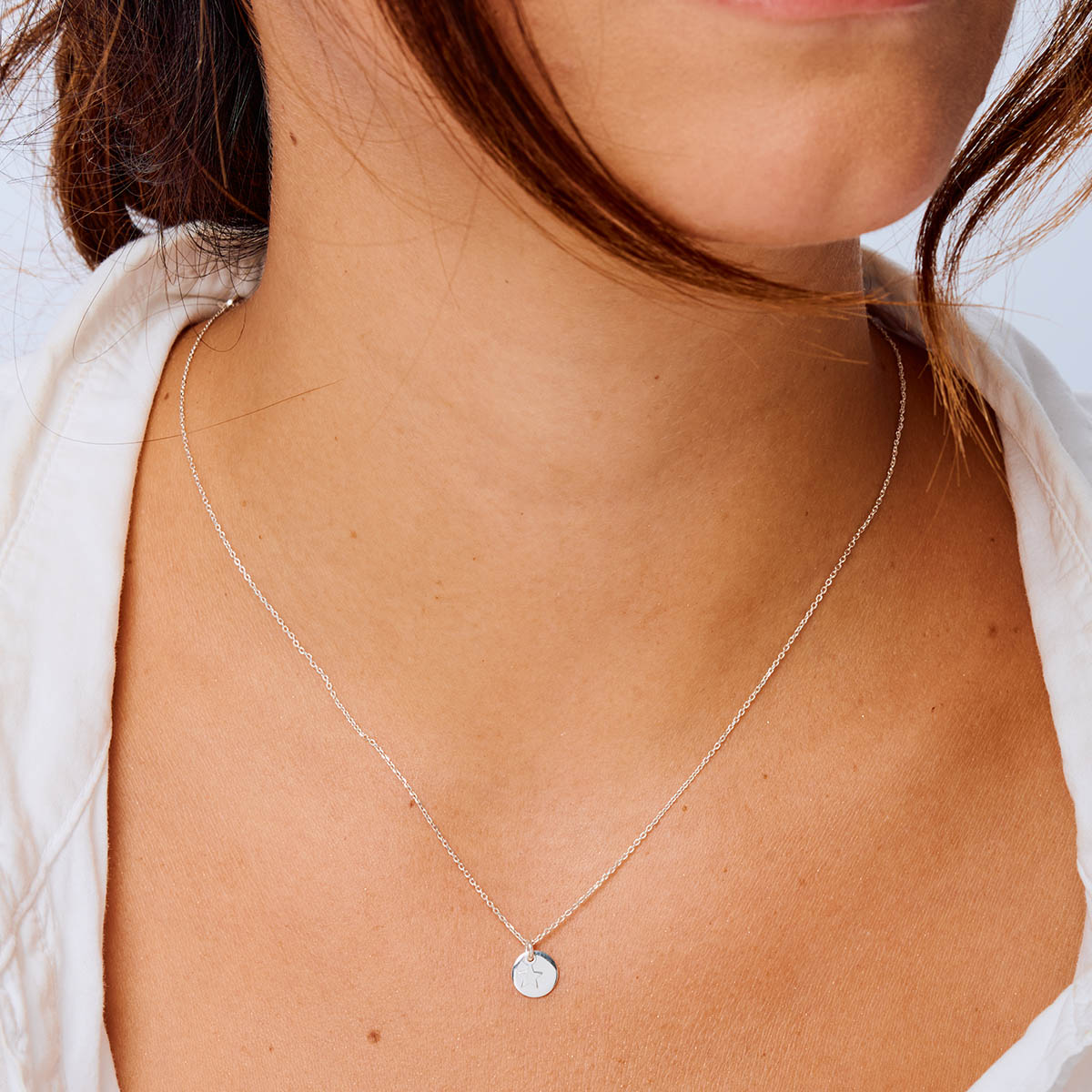COLLIER CHAINE PASTILLE ETOILE