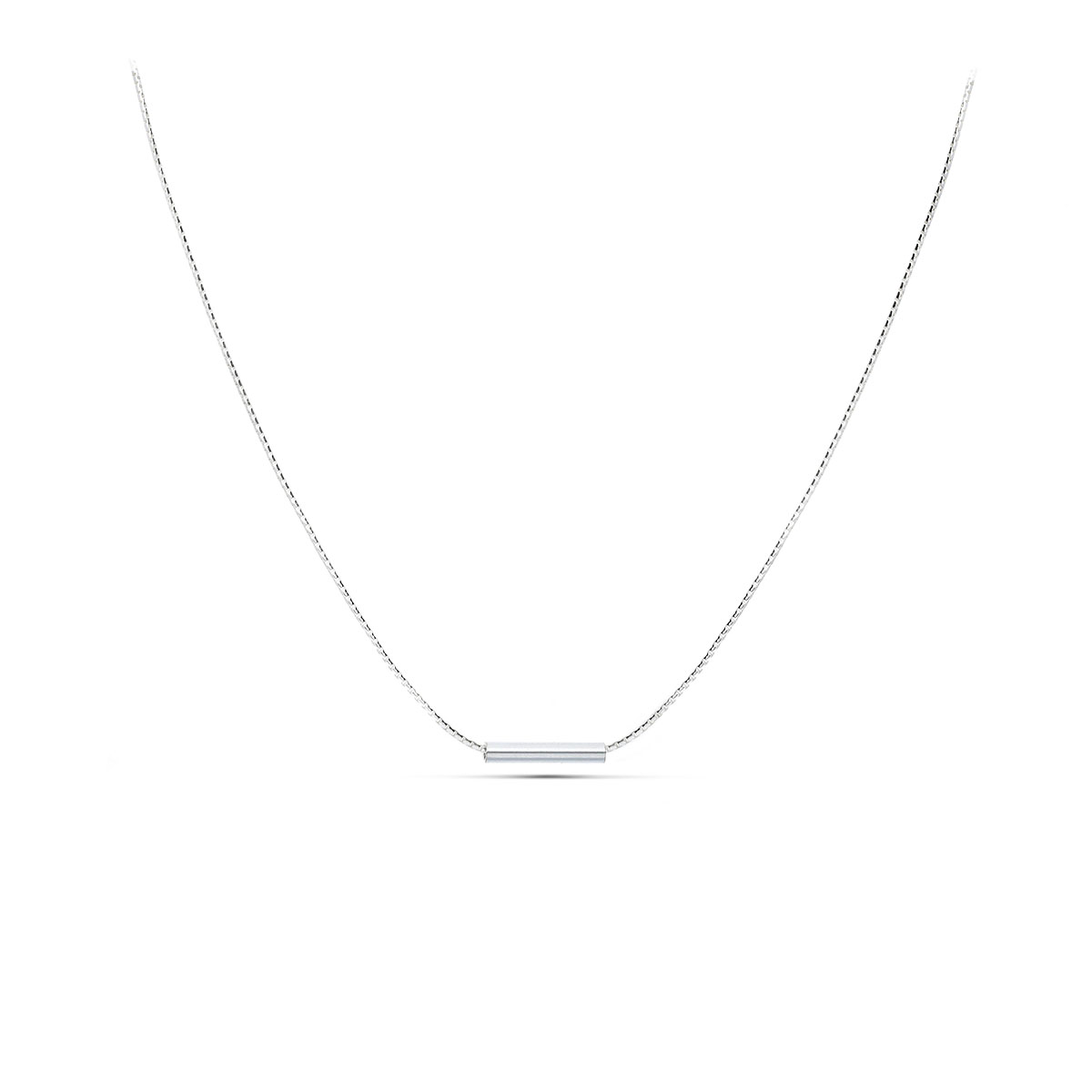 COLLIER CHAINE SERPENT MINI TUBE