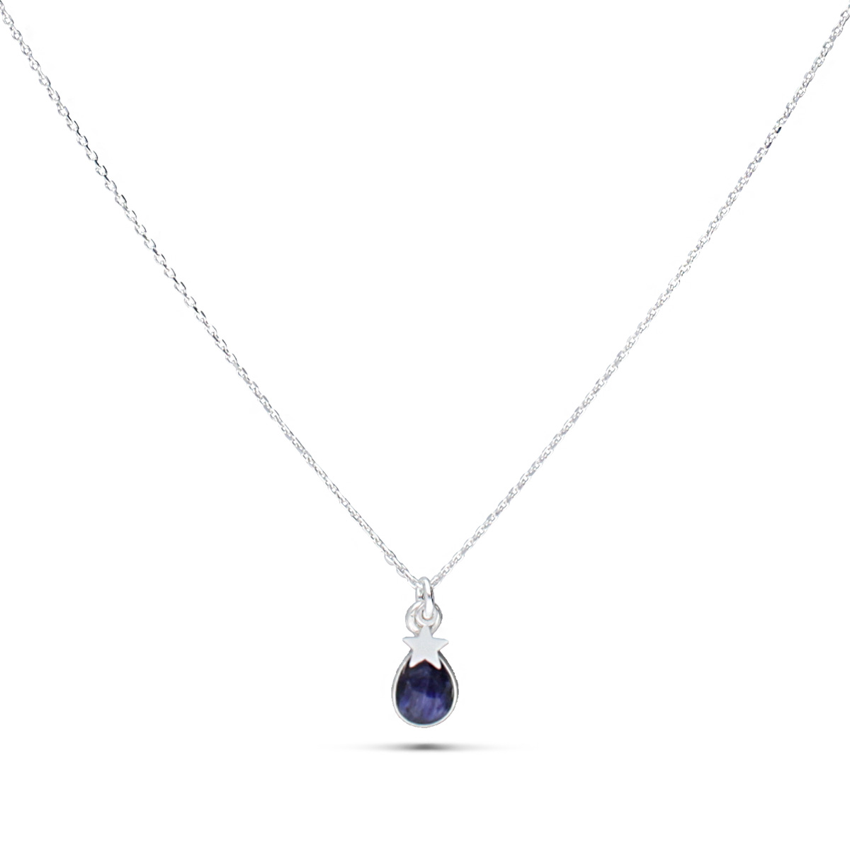 COLLIER OLBIA - GOUTTE SAPHIR