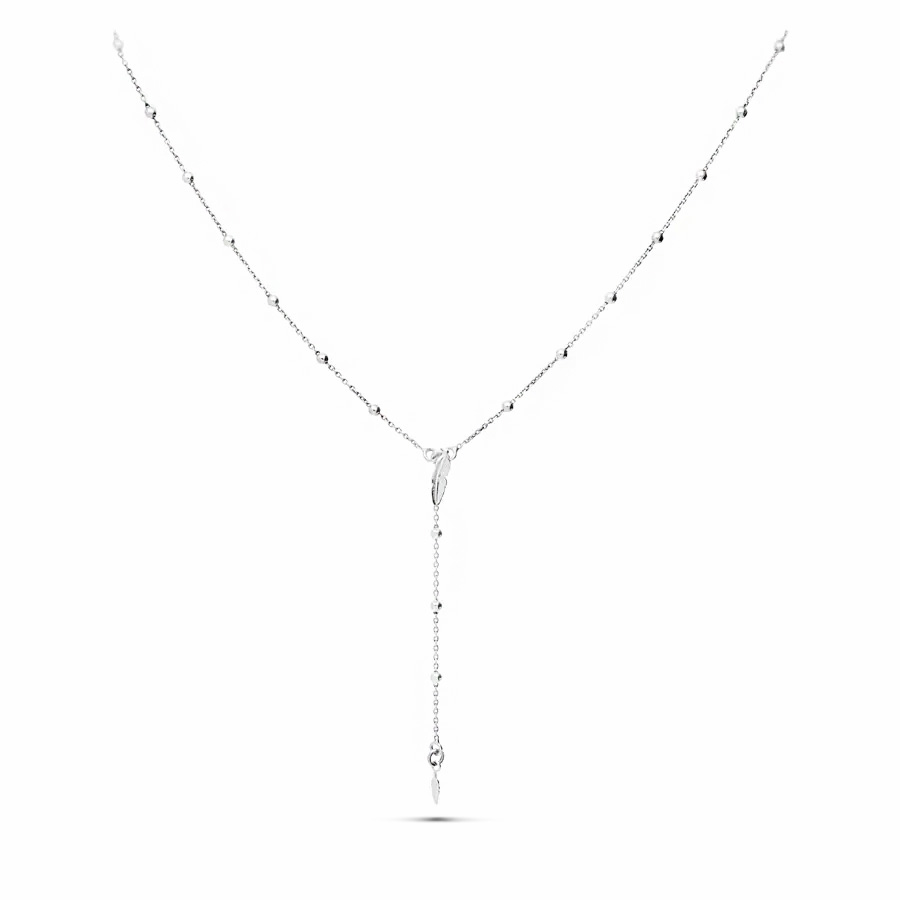 COLLIER PURE DOUBLE PETITE PLUME Argent 925