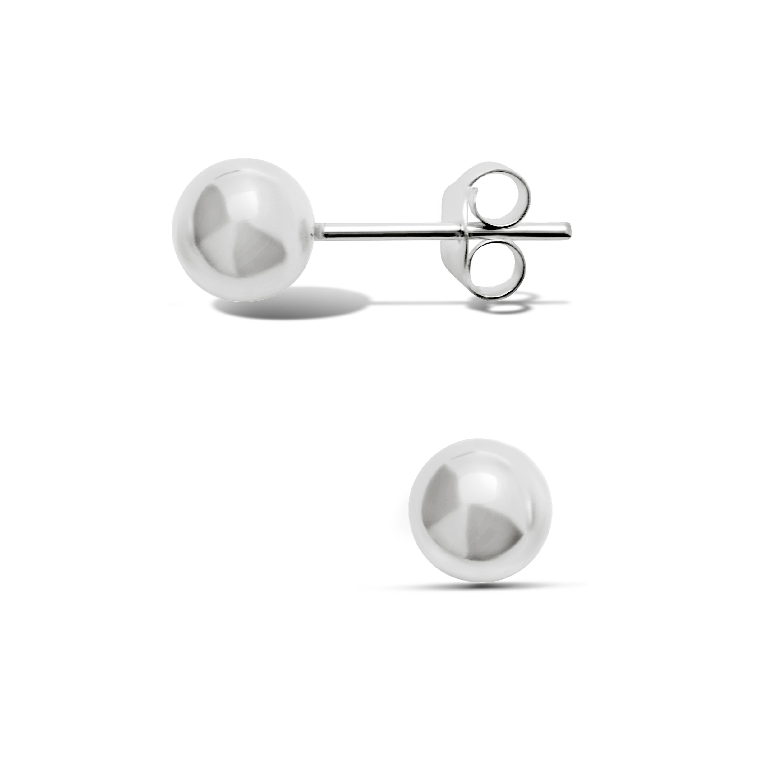 DIRECT-OREILLES BOULE ARGENT 6MM
