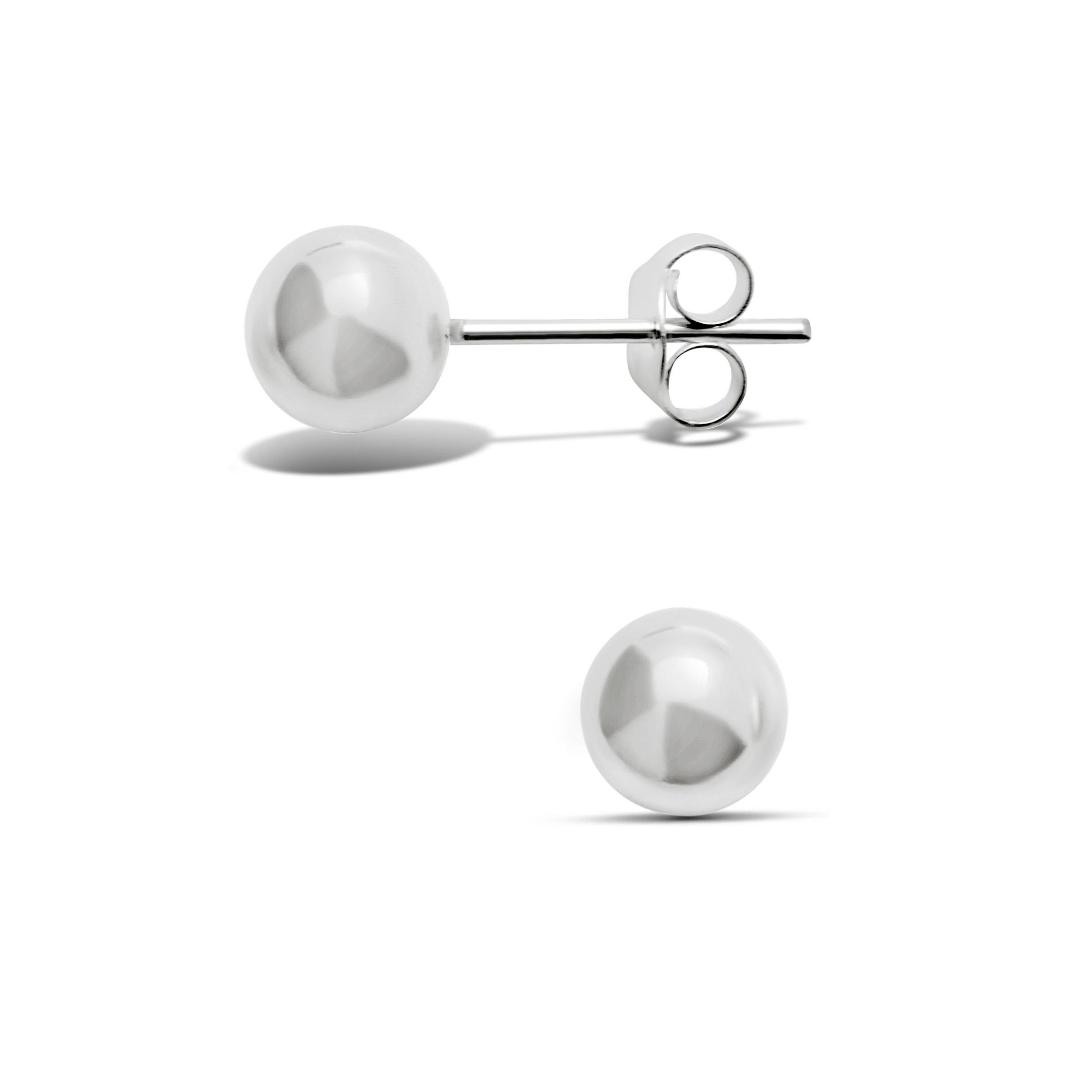 DIRECT OREILLES BOULE ARGENT 7MM