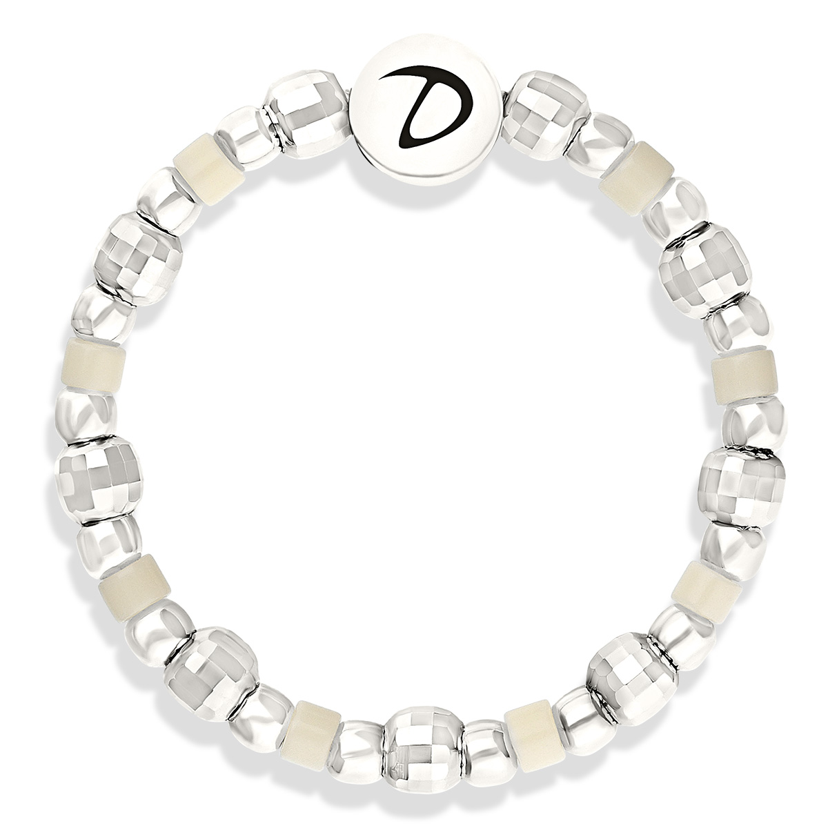 BAGUE ELASTIQUE BASIC IVOIRE MATE
