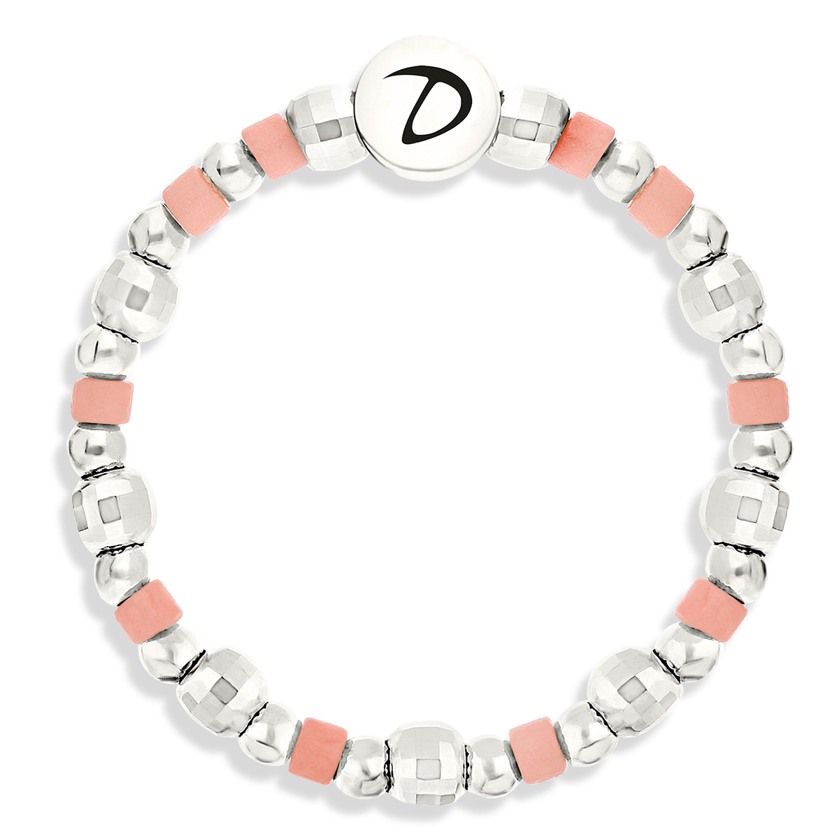 BAGUE ELASTIQUE BASIC CORAIL